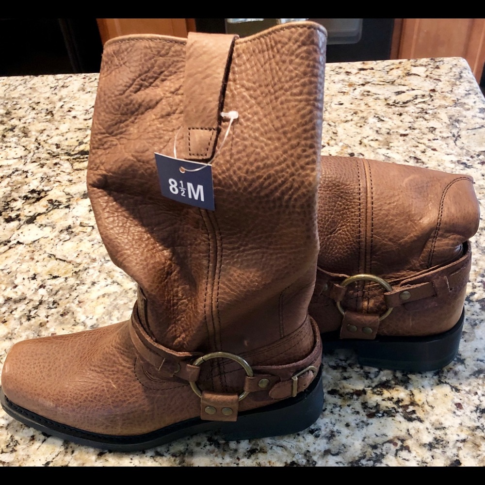 Brand New Brown Leather Boots